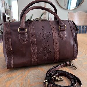 Brooks Brothers Brown Leather Handbag